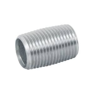 47536 - Niple de acero galvanizado 1/2" cuerda corrida, Foset