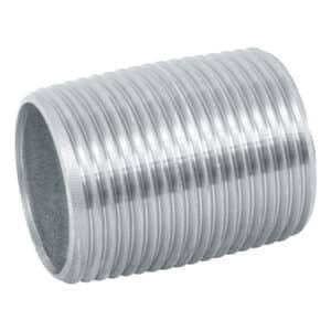 47538 - Niple de acero galvanizado 1" cuerda corrida, Foset