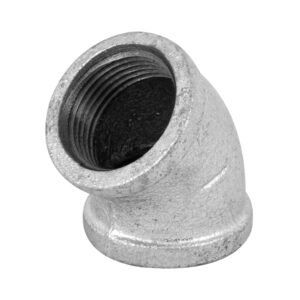 47541 - Codo 45° acero galvanizado de 1", Foset