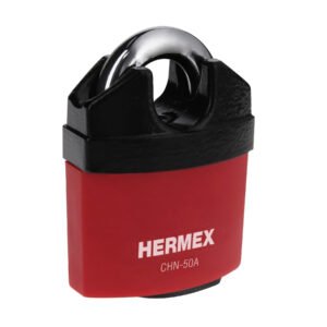 43340 - Candado de hierro 50 mm gancho protegido, llave anti-ganzúa