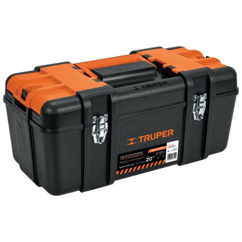 102435 - Caja para herramienta 20" c/compartimentos,broches metálicos