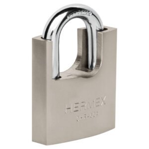 43314 - Candado de hierro 60 mm con coraza, llave anti-ganzúa