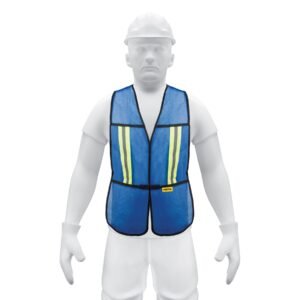 CHS-200A.jpg 21027 - Chaleco de seguridad con cintas reflejantes, azul, Pretul