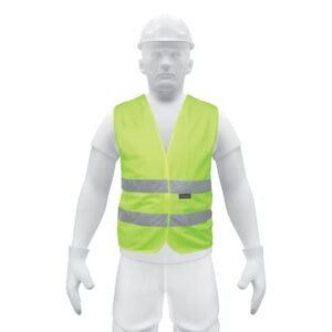CHS-500V.jpg 14425 - Chaleco de seguridad verde con cintas de alta visibilidad