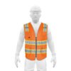 102440 - Chaleco de seguridad de alta visibilidad, naranja, M, EXPERT