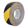 101449 - Rollo 18 m de cinta antiderrapante ama/negra 50mm c/abrasivo