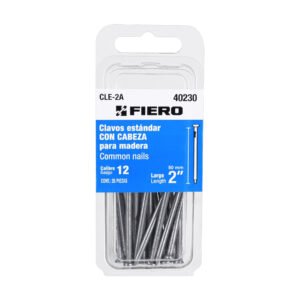 40230 - Blíster con 35 clavos estándar 2" con cabeza, FIERO