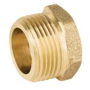 49063 - Reducción bushing de latón, 1" x 1/2", Foset