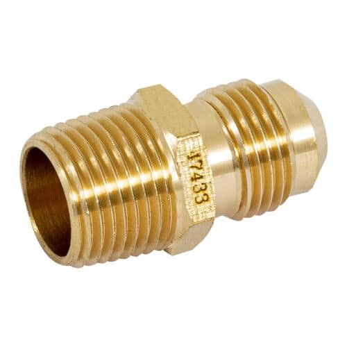 47433 - Niple terminal de latón de 3/8" X 3/8", Foset