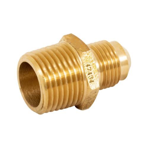47434 - Niple terminal de latón de 3/8" X 1/2", Foset