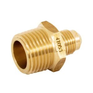 41053 - Niple terminal de latón de 5/16" X 1/2", Foset