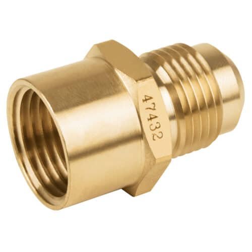 47432 - Niple campana de latón de 1/2" X 1/2", Foset