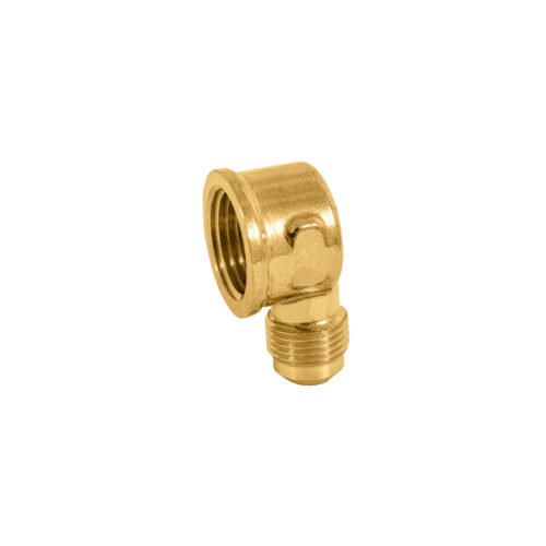 47404 - Codo para estufa a 90° de latón de 3/8 x 1/2", Foset