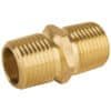 48499 - Niple unión NPT de latón, 1/2" con tuerca hexagonal, Foset