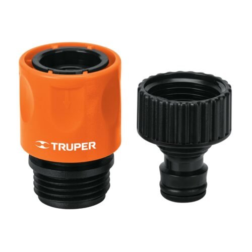 12724 - Conector 3/4" rápido de ABS grifo-manguera sistema click