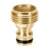 101597 - Conector 3/4" rápido macho de latón, sistema click, Truper