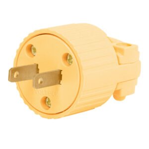 46204 - Clavija industrial plástica polarizada, Volteck
