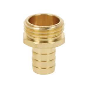 12289 - Conector 5/8" macho de latón sólido para manguera, Truper