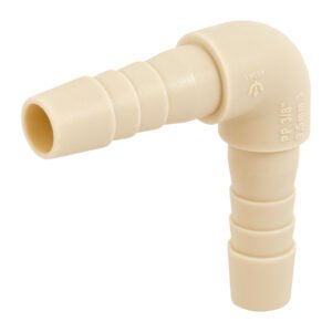 48561 - Codo 90° inserción de 3/8" de polipropileno, Foset