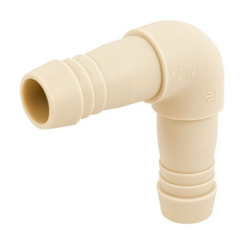 48564 - Codo 90° inserción de 1" de polipropileno, Foset