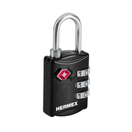 46291 - Candado maletero de combinación 27 mm seguridad TSA, blíster