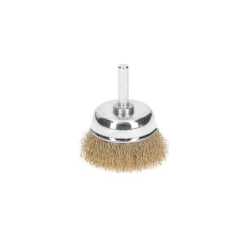 11591 - Carda de copa 1-3/4" alambre fino para taladro, Truper