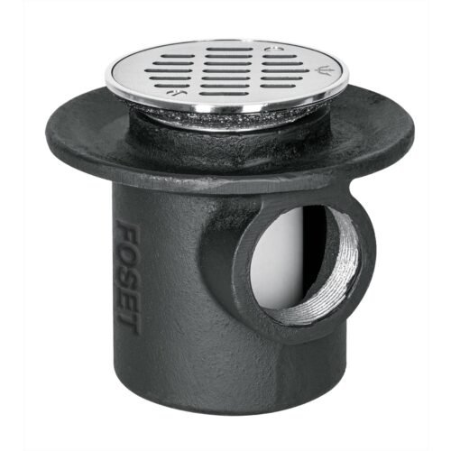 45301 - Coladera de hierro de una boca para piso, rejilla inox