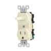 46001 - Interruptor de palanca con contacto, Standard, marfil