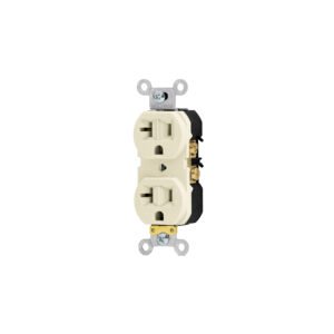 46100 - Contacto dúplex, 2 polos 3 hilos, 20 A, Standard, marfil