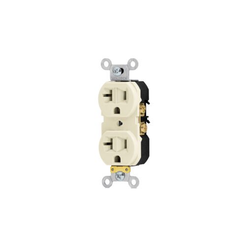 46100 - Contacto dúplex, 2 polos 3 hilos, 20 A, Standard, marfil