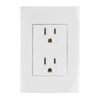 48309 - Contacto dúplex, 2 polos  tierra, línea Oslo, blanco