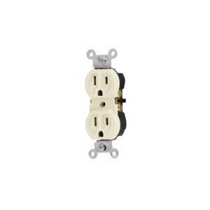 46102 - Contacto dúplex, 2 polos 3 hilos, Standard, marfil, Volteck