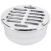 46023 - Coladera de ABS con rejilla cromada 5", con tornillos, Foset