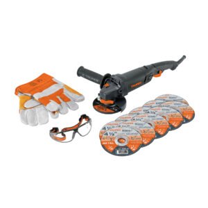101456 - Combo esmeriladora 4-1/2",950W, discos, lentes y guantes,IND