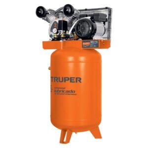 19358 - Compresor lubricado, de banda, 120L, 4HP, vert, 220V, TRUPER
