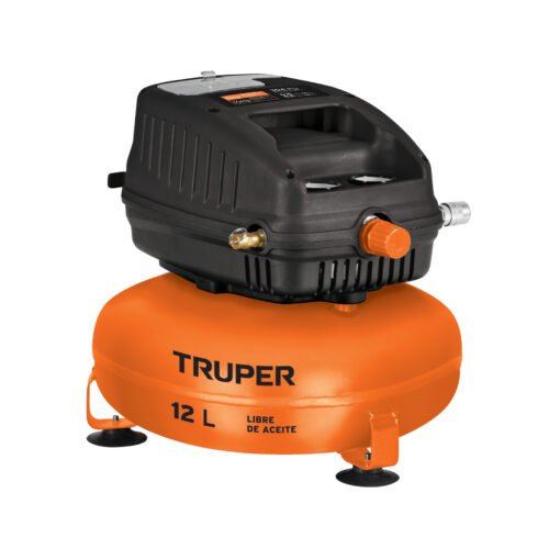 13824 - Compresor libre de aceite, 12L, 1HP, 127V, TRUPER