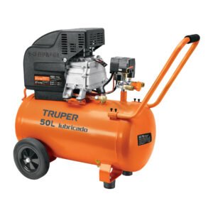 15007 - Compresor lubricado, 50L, 3-1/2HP, horizontal, 127V, TRUPER