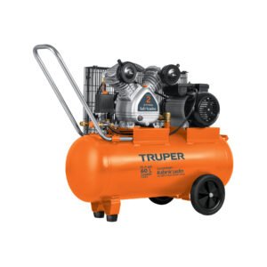 19005 - Compresor lubricado, de banda, 60L, hor, 4HP, 127V, TRUPER