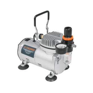17247 - Compresor libre de aceite, para aerografo,1/5HP,127V, TRUPER