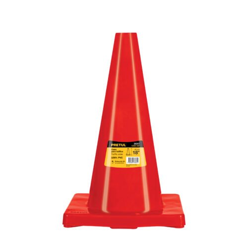 28251 - Cono de precaución de 45 cm de PVC, Pretul