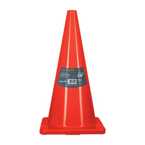 CONO-70.jpg 13122 - Cono de precaución de 70 cm de PVC, Truper
