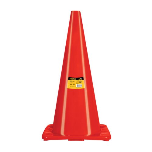 28253 - Cono de precaución de 70 cm de PVC, Pretul