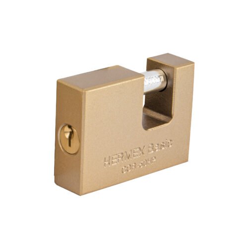 22515 - Candado antipalanca 50 mm cuerpo de hierro, HERMEX BASIC