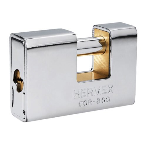 43352 - Candado antipalanca, 80mm, blindado, llave puntos, HERMEX