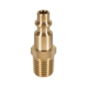 19083 - Conector rápido de latón, macho, cuerda 1/4" NPT, TRUPER