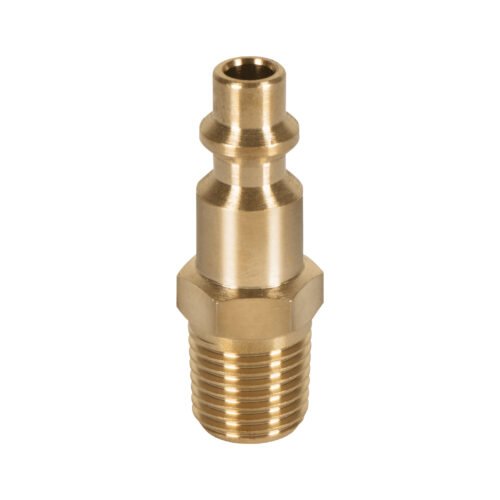 19083 - Conector rápido de latón, macho, cuerda 1/4" NPT, TRUPER