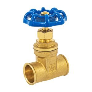 49024 - Válvula de compuerta de latón soldable de 3/4", Foset