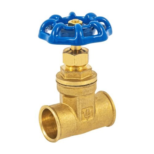 49024 - Válvula de compuerta de latón soldable de 3/4", Foset