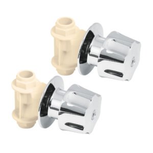 45046 - Juego de 2 llaves de empotrar CPVC 1/2" con maneral, FOSET