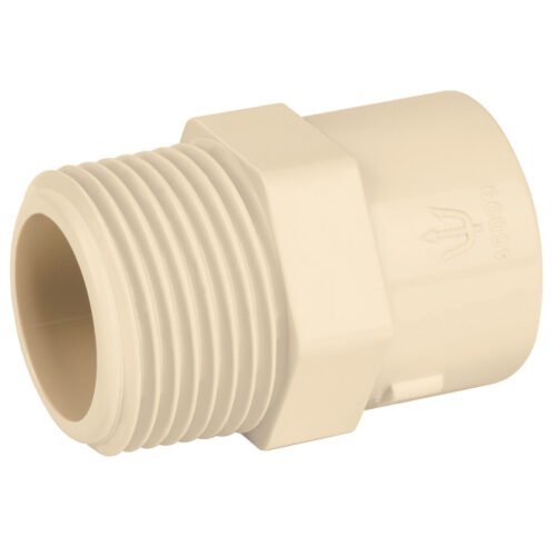 CPVC-612.jpg 45099 - Conector macho de CPVC 3/4", Foset